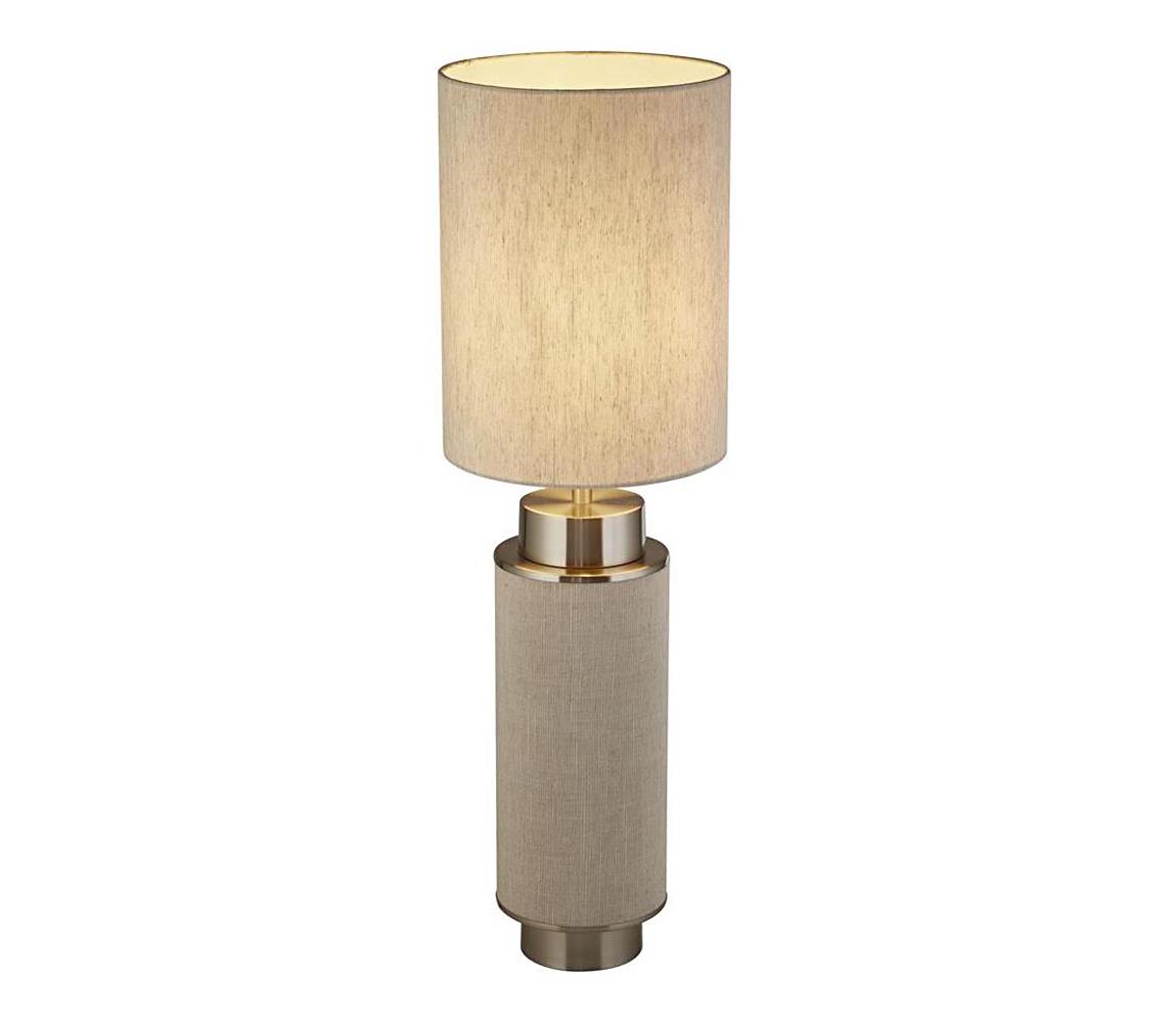 Searchlight EU59041SN - Lampa stołowa FLASK 1xE27/60W/230V beżowy