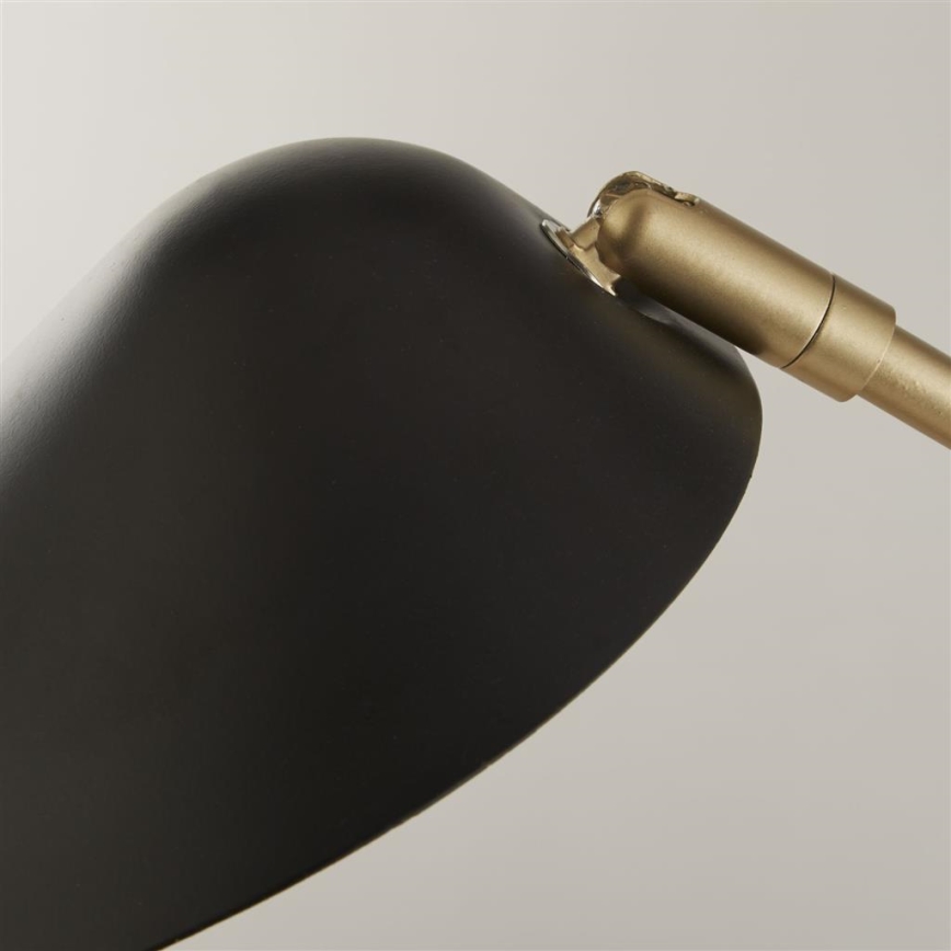 Searchlight - Lampa stołowa SWAN 1xE14/7W/230V czarna