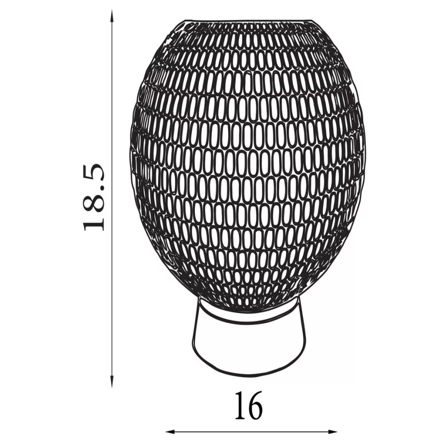 Searchlight - Lampa stołowa LED MILA LED/0,6W/3xAAA brązowa