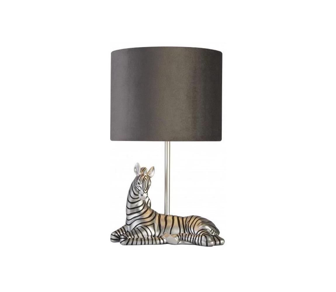 Searchlight EU700941 - Lampa stołowa 1xE27/7W/230V zebra