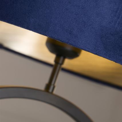 Searchlight - Lampa stołowa ELEGANT 1xE27/60W/230V niebieska