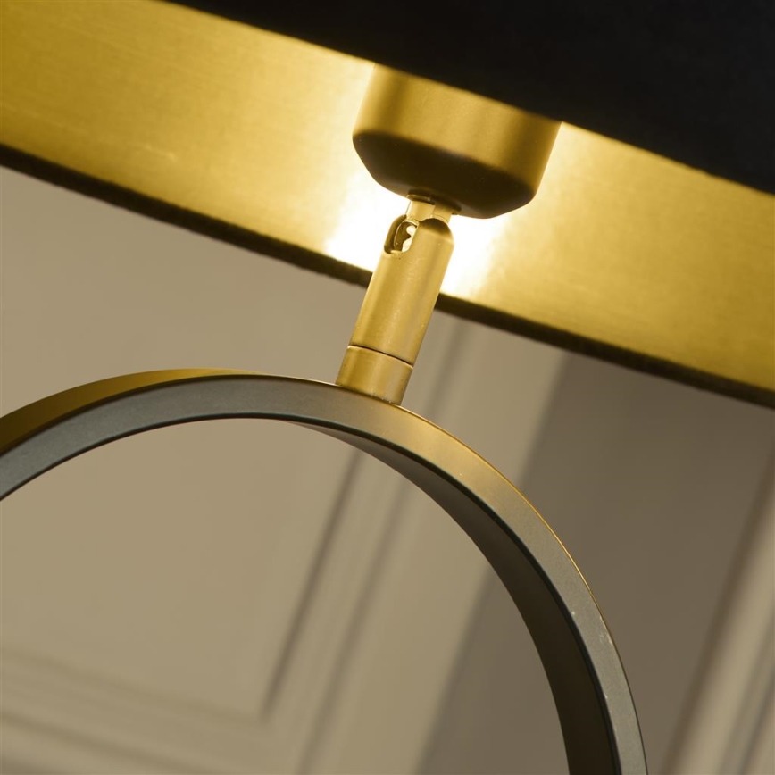 Searchlight - Lampa stojąca MODISH 1xE27/60W/230V czarna