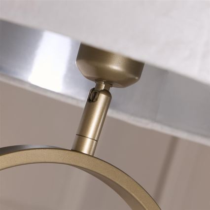 Searchlight - Lampa stojąca MODISH 1xE27/60W/230V szara