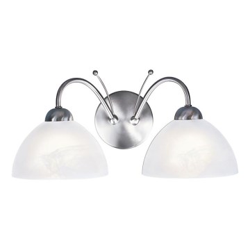 Searchlight - Kinkiet MILANESE 2xE14/60W/230V matowy chrom