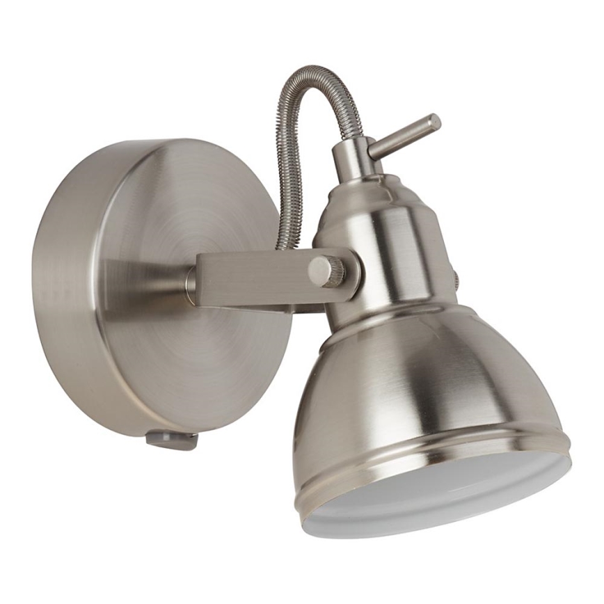 Searchlight - Kinkiet punktowy FOCUS 1xGU10/50W/230V matowy chrom