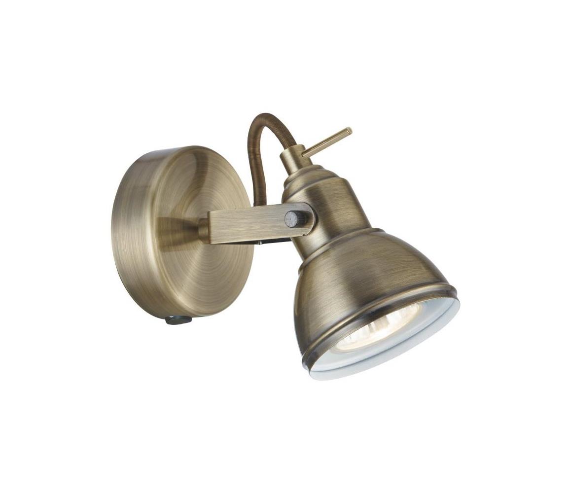 Searchlight - Kinkiet punktowy FOCUS 1xGU10/50W/230V mosiądz