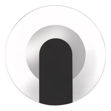 Searchlight - Kinkiet ścienny TARGET LED/7W/230V czarny