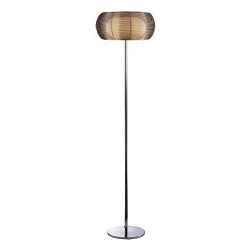 Searchlight - Lampa podłogowa 2xE27/60W/230V brązowa