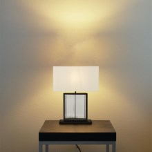 Searchlight - Lampa stołowa CLARENDON 1xE27/60W/230V czarny