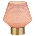 Searchlight - Lampa stołowa LAMP 1xE27/7W/230V różowy