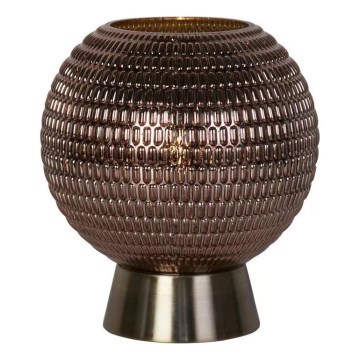 Searchlight - Lampa stołowa LED MILA LED/0,6W/3xAAA brązowa