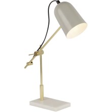 Searchlight - Lampa stołowa ODYSSEY 1xE14/7W/230V szara