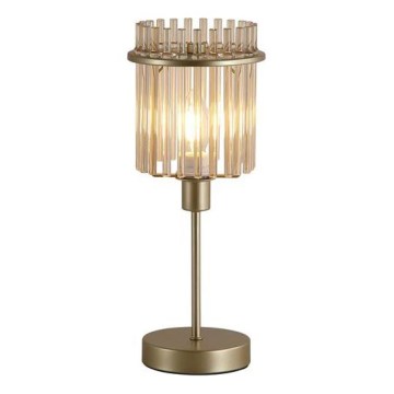 Searchlight - Lampa stołowa SWIZZLE 1xE14/60W/230V złota
