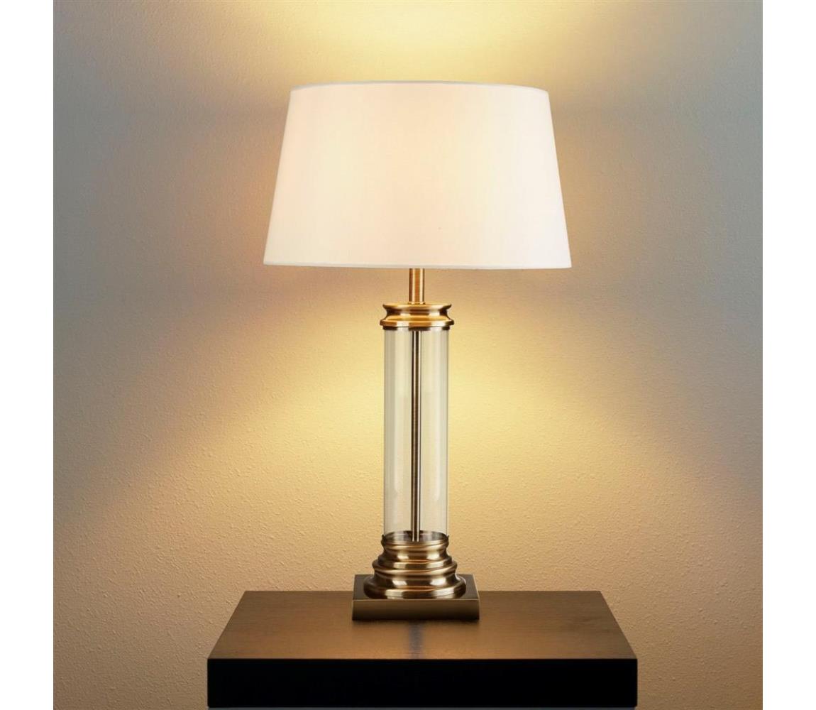 Searchlight - Lampa stołowa PEDESTAL 1xE27/60W/230V