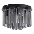 Searchlight - Lampa sufitowa SWIZZLE 5xE14/60W/230V, śr. 32 cm, przydymione szkło