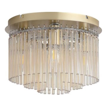 Searchlight - Lampa sufitowa SWIZZLE 5xE14/60W/230V śr. 32 cm złota