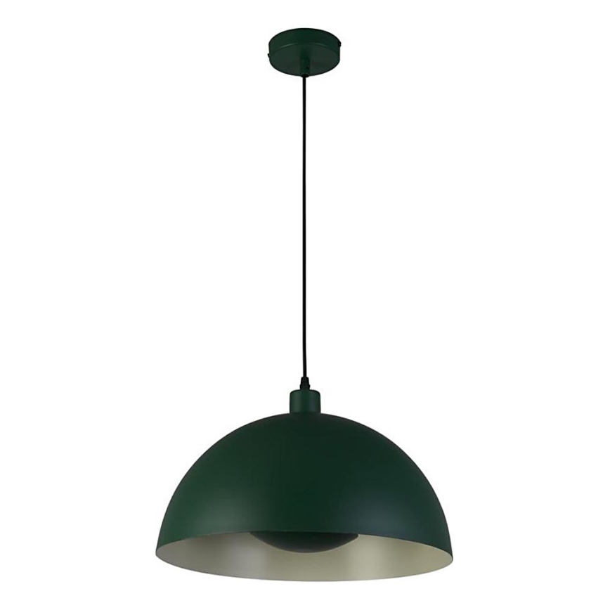 Searchlight - Lampa wisząca na lince MARS 1xE27/60W/230V śr. 25 cm zielona