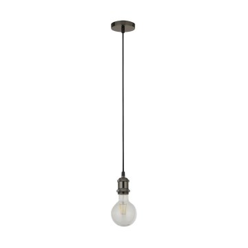 Searchlight - Lampa wisząca na lince SUSPENSION 1xE27/60W/230V antracyt