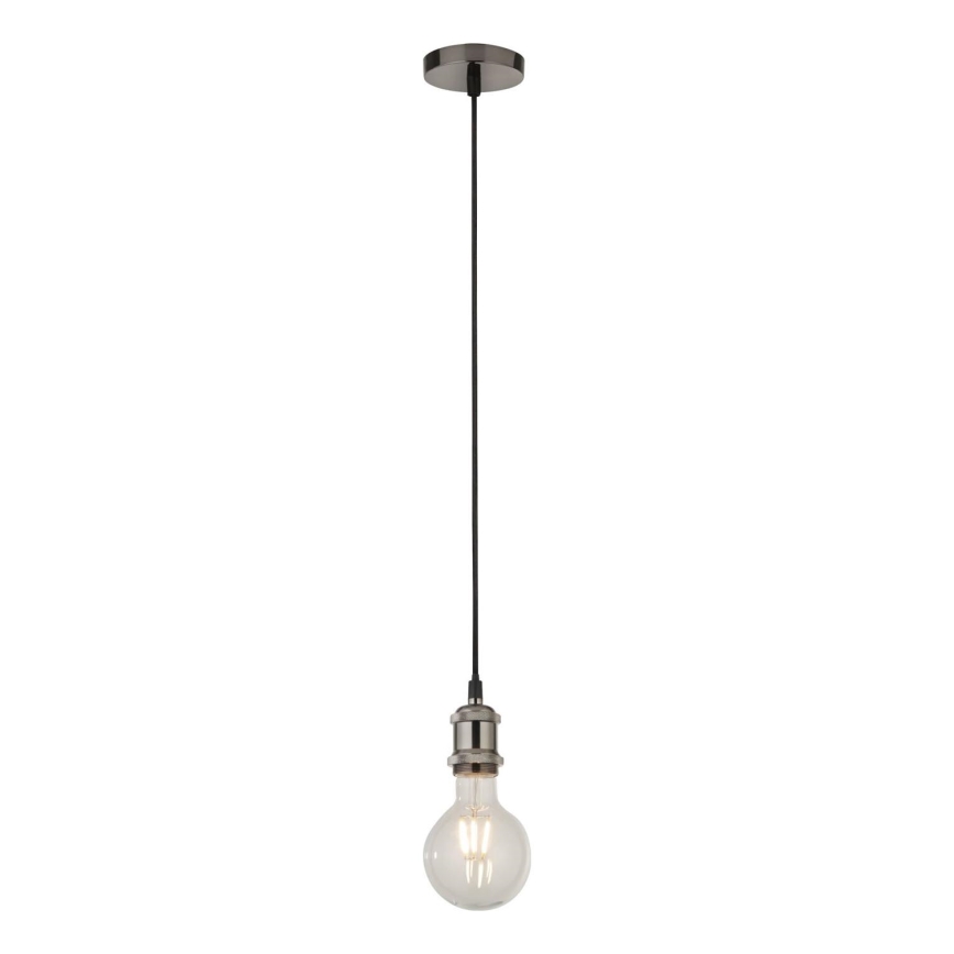 Searchlight - Lampa wisząca na lince SUSPENSION 1xE27/60W/230V srebrna
