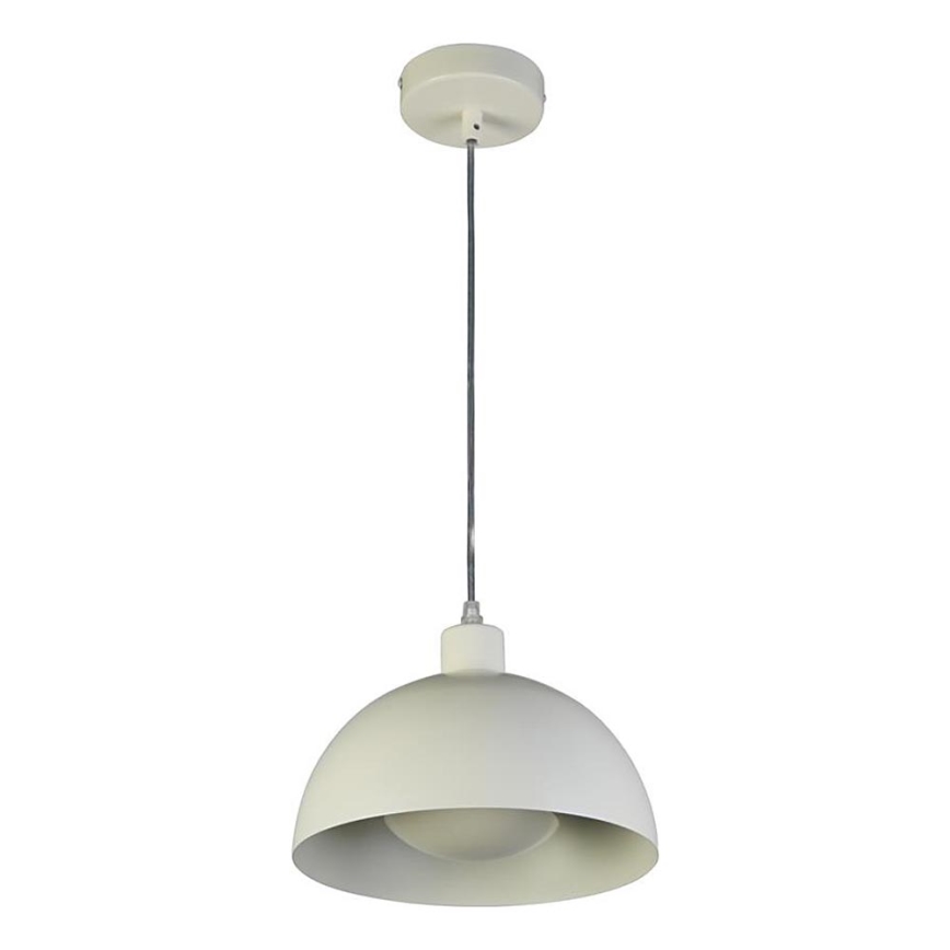 Searchlight - Lampa wisząca na przewodzie MARS 1xE27/60W/230V Ø 40 cm kremowa