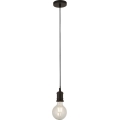 Searchlight - Lampa wisząca na przewodzie SUSPENSION 1xE27/60W/230V czarna