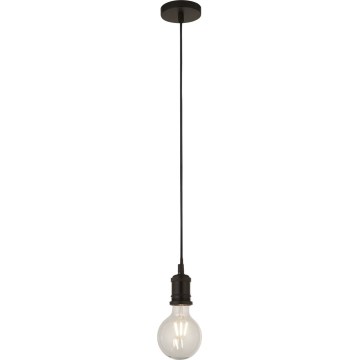 Searchlight - Lampa wisząca na przewodzie SUSPENSION 1xE27/60W/230V czarna