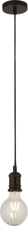Searchlight - Lampa wisząca na przewodzie SUSPENSION 1xE27/60W/230V czarna