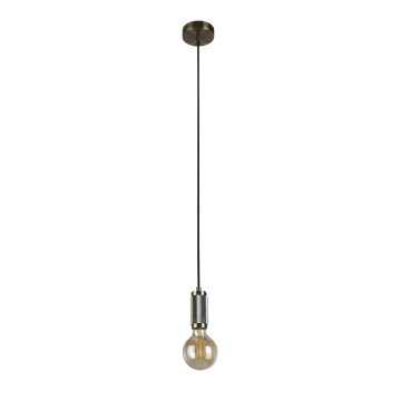 Searchlight - Lampa wisząca na przewodzie SUSPENSION 1xE27/60W/230V mosiądz