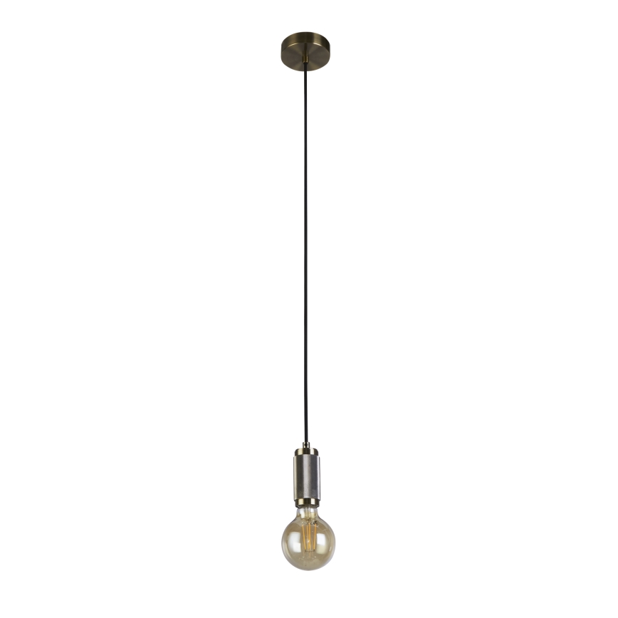 Searchlight - Lampa wisząca na przewodzie SUSPENSION 1xE27/60W/230V mosiądz