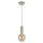Searchlight - Lampa wisząca na przewodzie SUSPENSION 1xE27/60W/230V srebrna