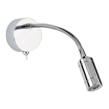 Searchlight - LED Elastyczna lampka ADJU LED/1W/230V chrom błyszczący