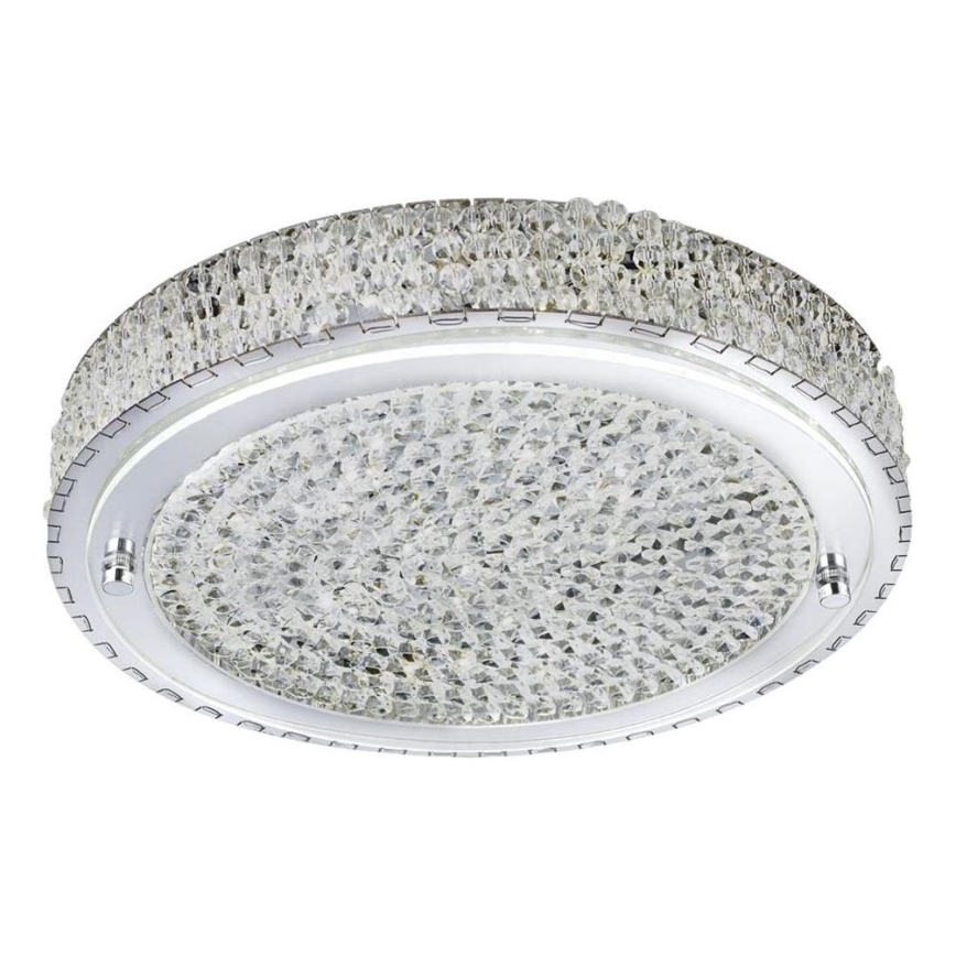 Searchlight - LED Plafon FLUSH LED/24W/230V śr. 40 cm chrom