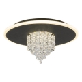Searchlight - LED ściemnialna oprawa sufitowa DELUGE LED/20W/230V śr. 31,5 cm czarna