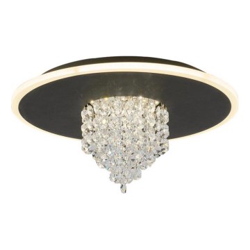 Searchlight - LED ściemnialna oprawa sufitowa DELUGE LED/20W/230V śr. 31,5 cm czarna