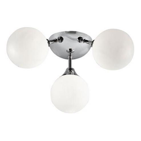 Searchlight - Plafon łazienkowy FLUSH 3xG9/33W/230V IP44 matowy chrom