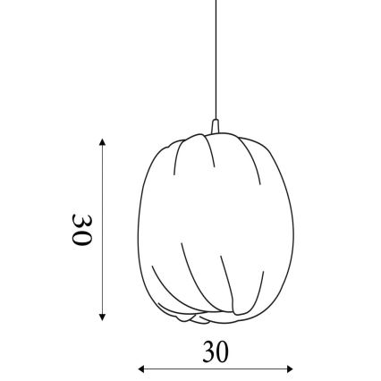 Searchlight - Klosz SHADE B22 E14/E27 śr. 30 cm kremowy