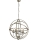 Searchlight - Żyrandol na łańcuchu ORBIT 6xE14/60W/230V mosiądz