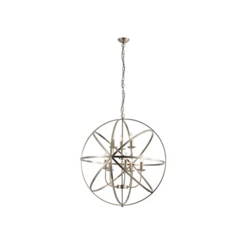 Searchlight - Żyrandol na łańcuchu ORBIT 8xE14/60W/230V mosiądz