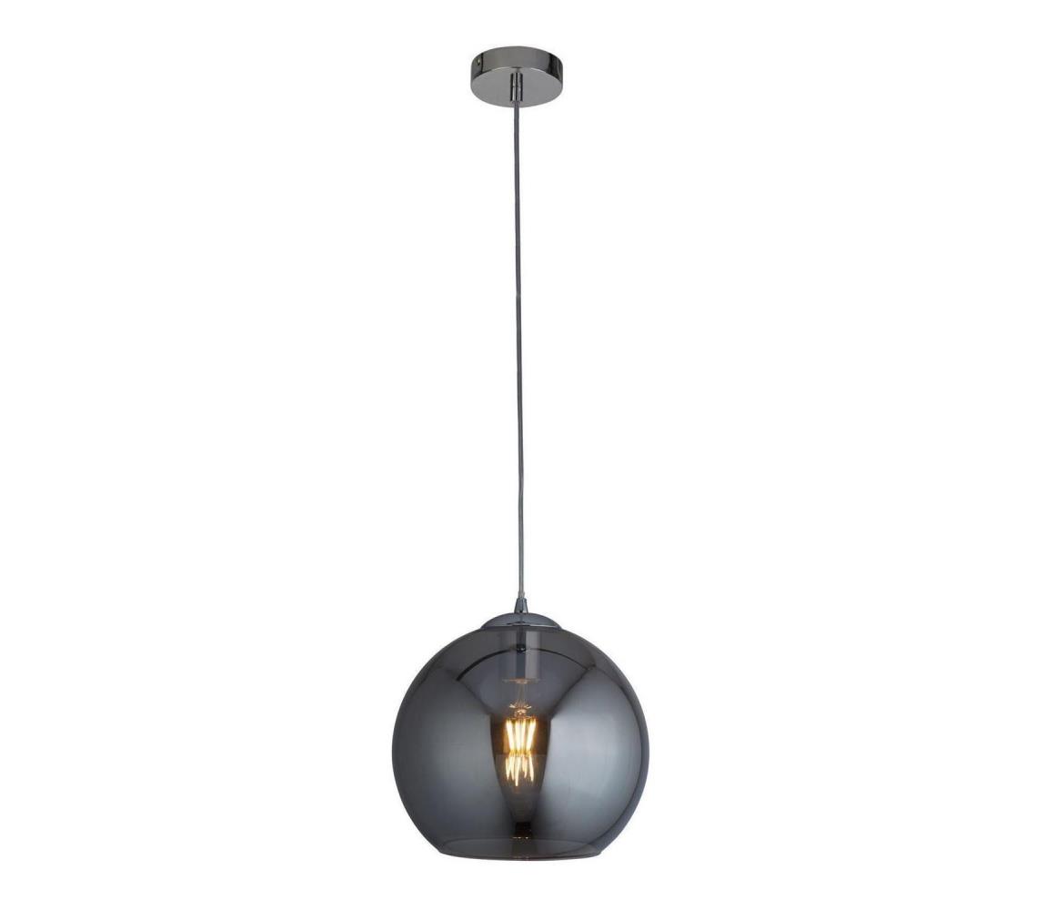 Searchlight - Żyrandol na lince BALL 1xE27/60W/230V czarny