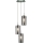 Searchlight - Żyrandol na lince DUO 3xE14/60W/230V antracyt