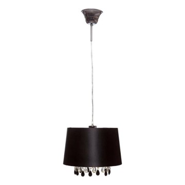 Searchlight - Żyrandol na lince LILA 1xE27/60W/230V czarny