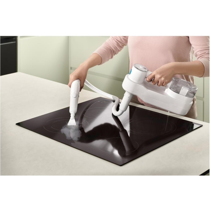 Sencor - Wielofunkcyjny mop parowy 2w1 1500W/230V IPX4 biały