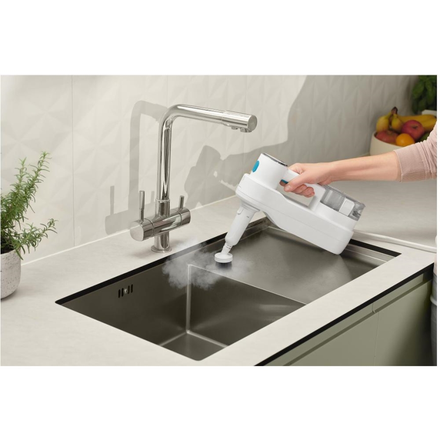 Sencor - Wielofunkcyjny mop parowy 2w1 1500W/230V IPX4 biały