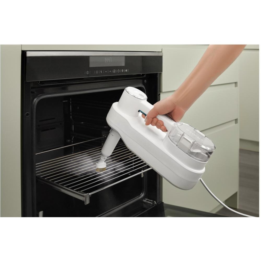Sencor - Wielofunkcyjny mop parowy 2w1 1500W/230V IPX4 biały