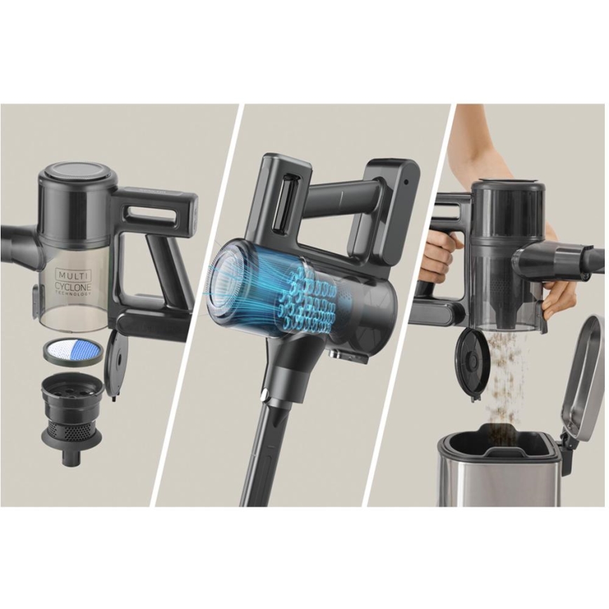 Sencor - Bezprzewodowy odkurzacz pionowy 2w1 200W/2600 mAh czarny