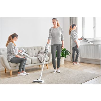 Sencor - Bezprzewodowy odkurzacz pionowy 2w1 250W/2200 mAh biały