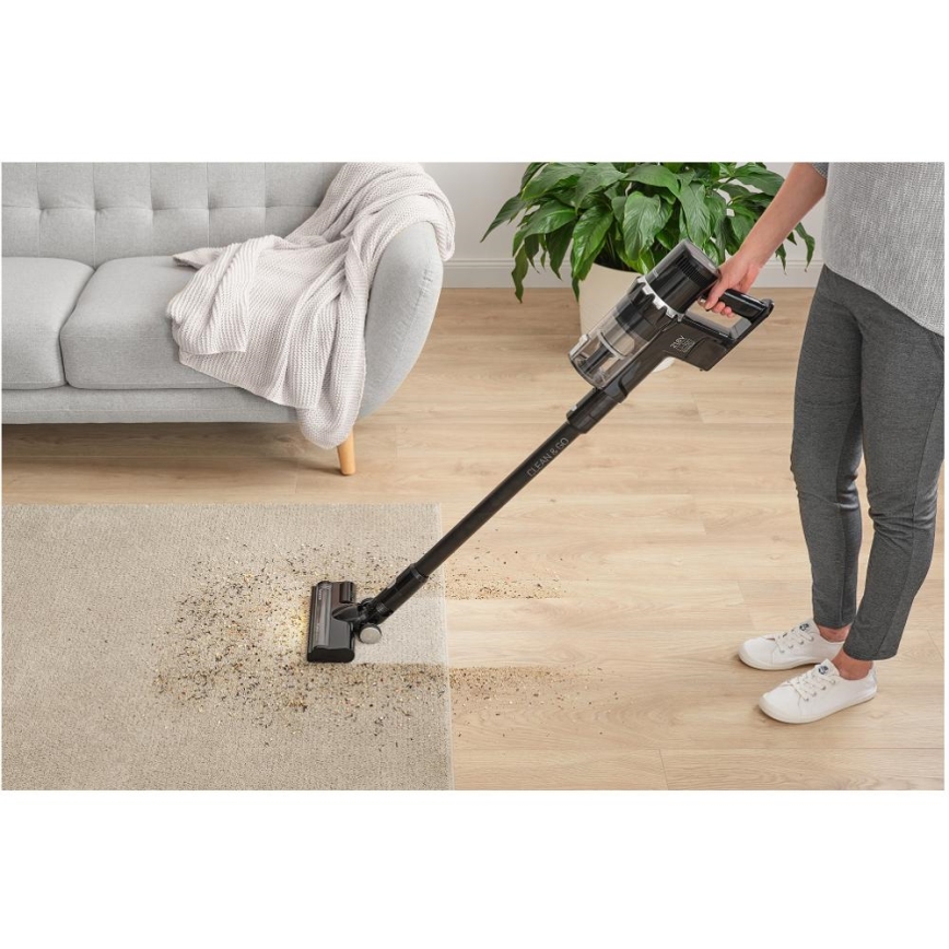 Sencor - Bezprzewodowy odkurzacz pionowy 2w1 250W/2200 mAh czarny