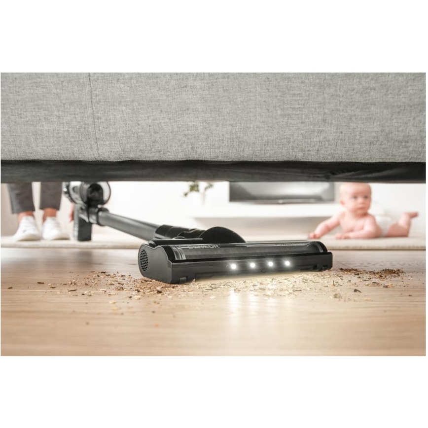 Sencor - Bezprzewodowy odkurzacz pionowy 2w1 250W/2200 mAh czarny
