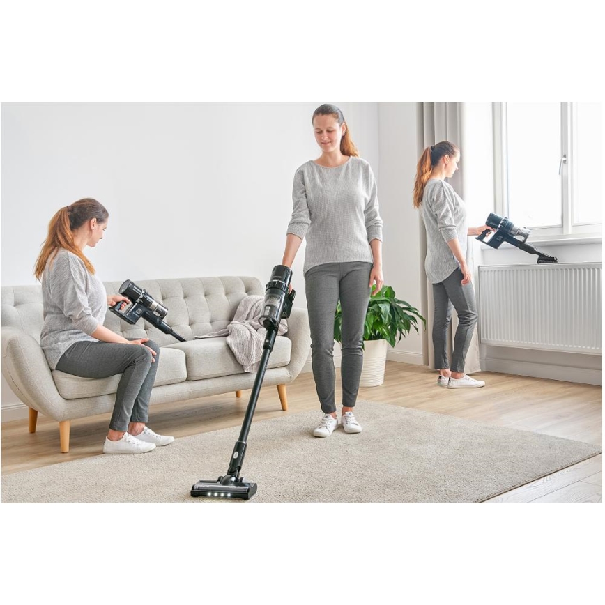 Sencor - Bezprzewodowy odkurzacz pionowy 2w1 250W/2200 mAh czarny