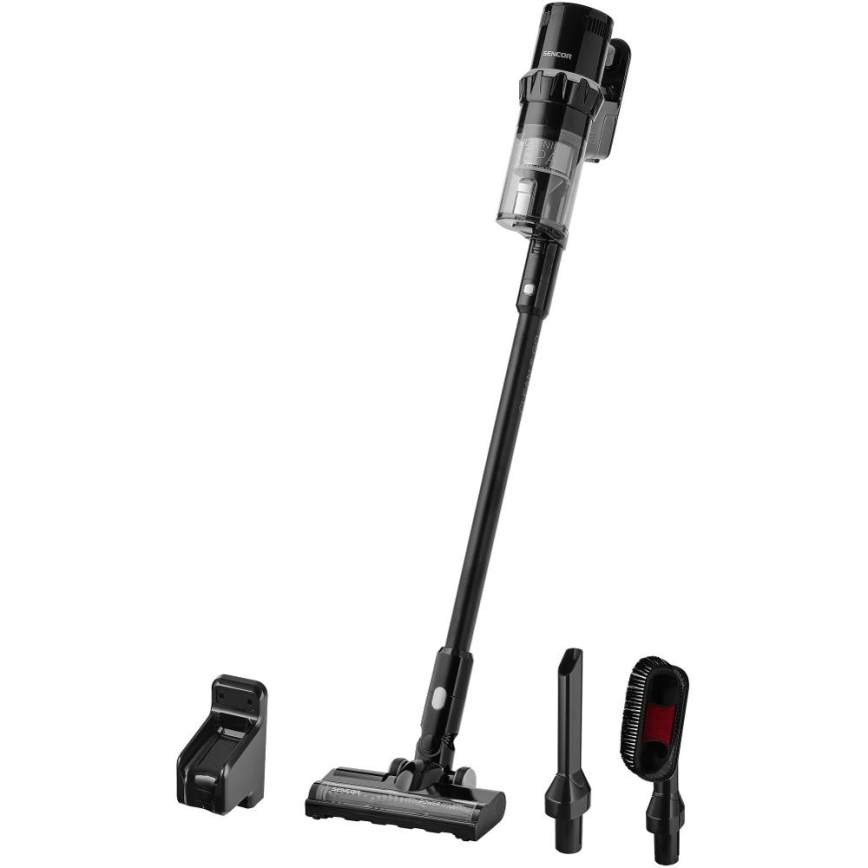 Sencor - Bezprzewodowy odkurzacz pionowy 2w1 250W/2200 mAh czarny